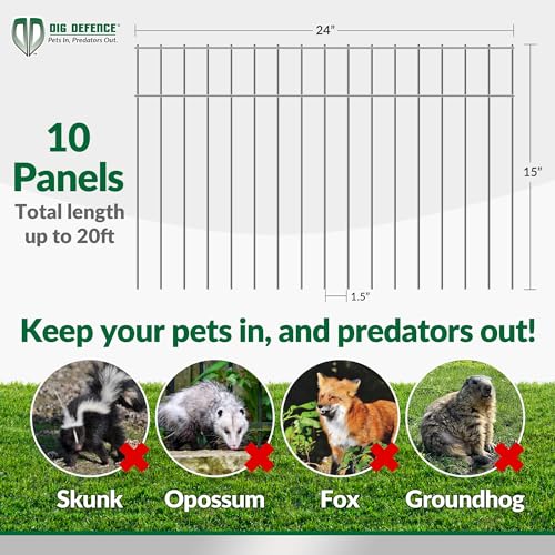 X-Large 2 Pack No Dig Animal Barrier Fence K206