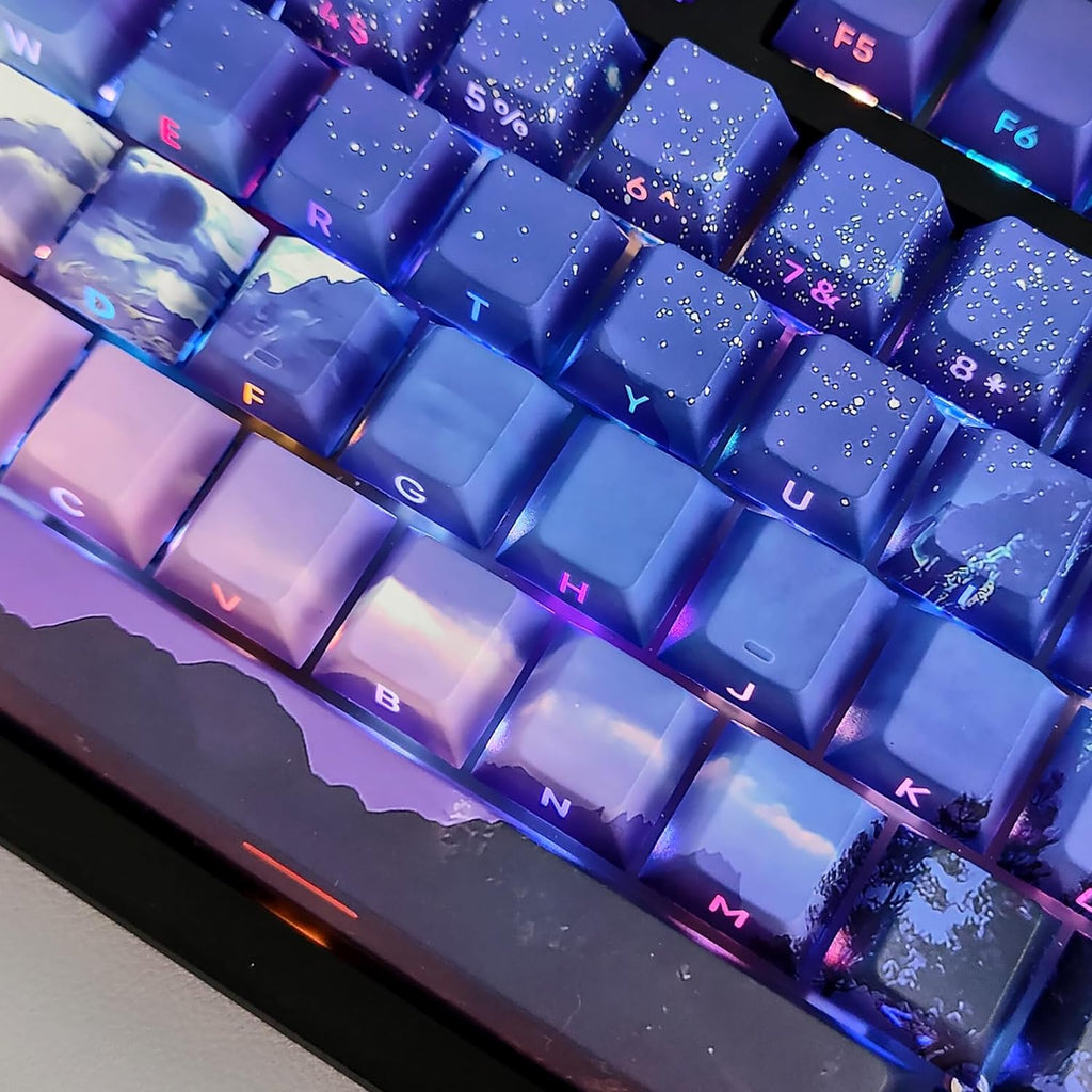 Side Printed Double Shot Cherry Profile Keycap Set O411362