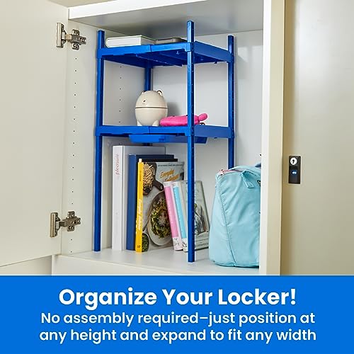 Black Double Locker Shelf O633