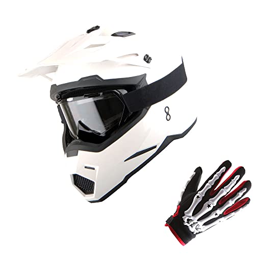 Matt Black Full Face Motocross Helmet M53028