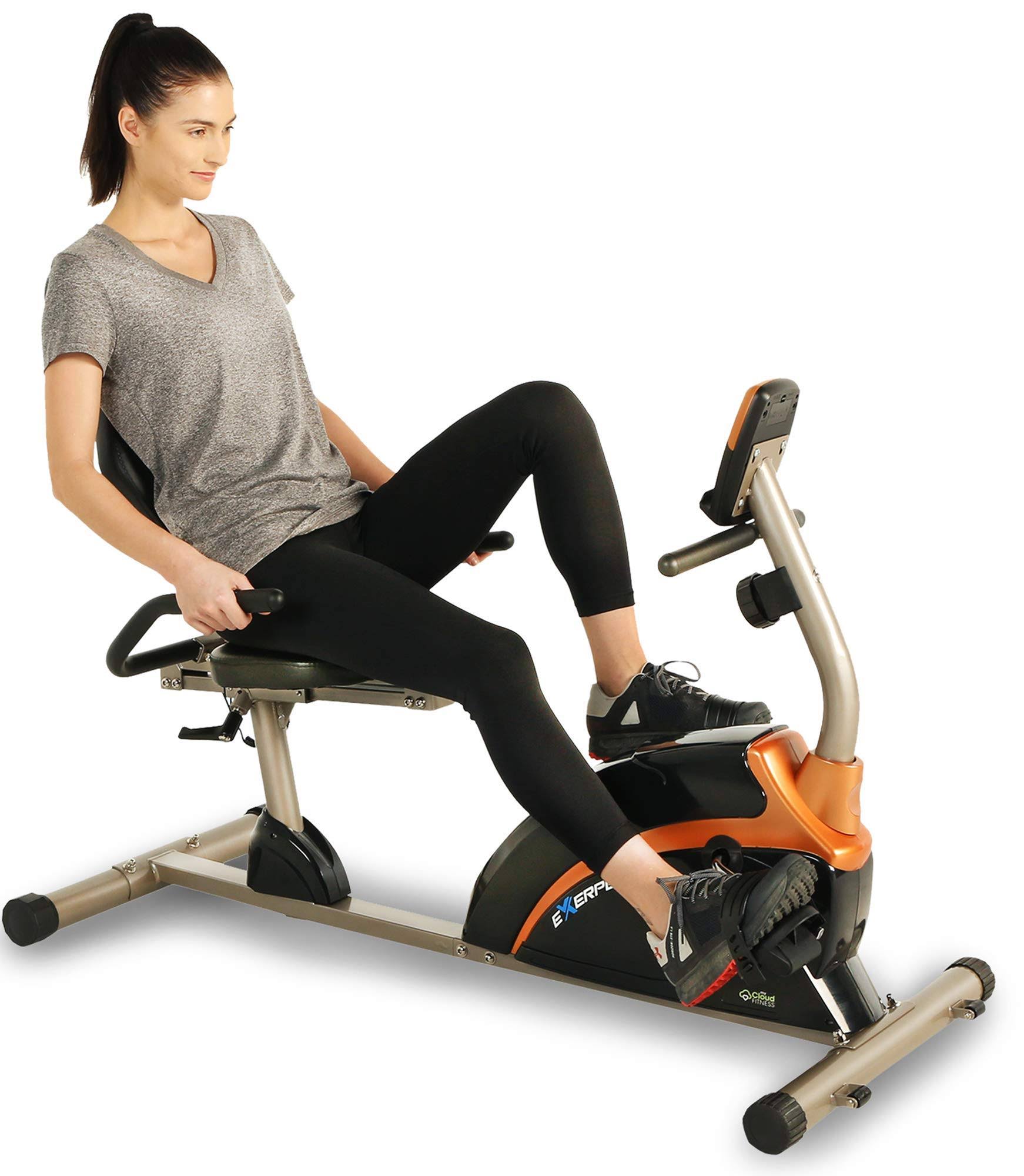 High-Capacity Recumbent Bike with Bluetooth B422164
