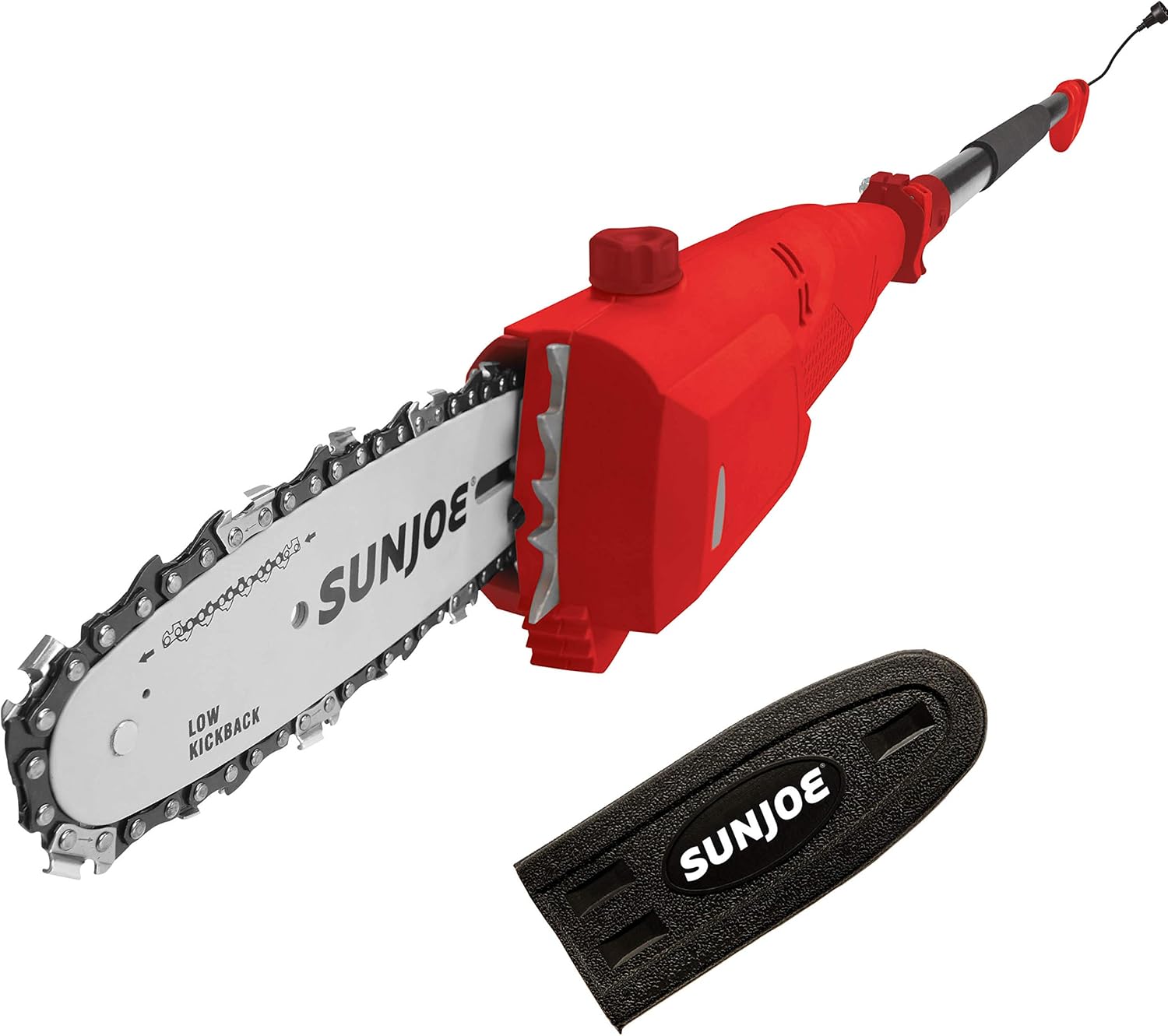 8-Inch 6.5-Amp Telescoping Electric Pole Chain Saw P9236
