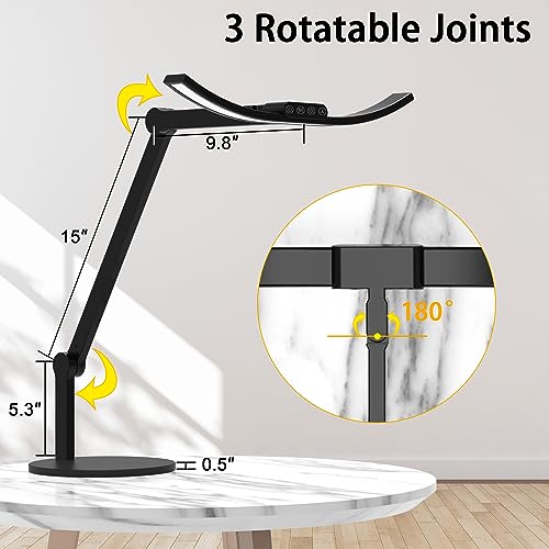 Tall Desk Lamp with 3 Rotatable Joints U6718