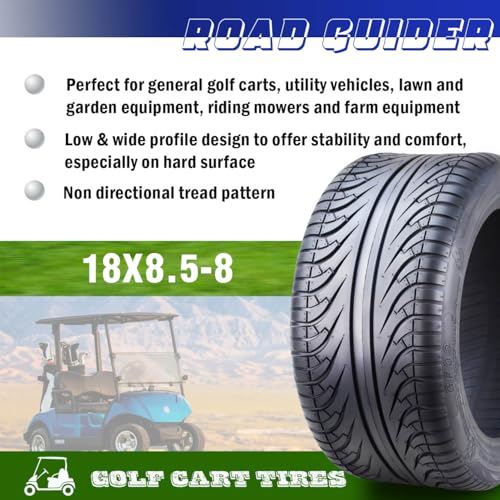 18x8.5-8 4 Ply Golf Cart ATV Tire P7368