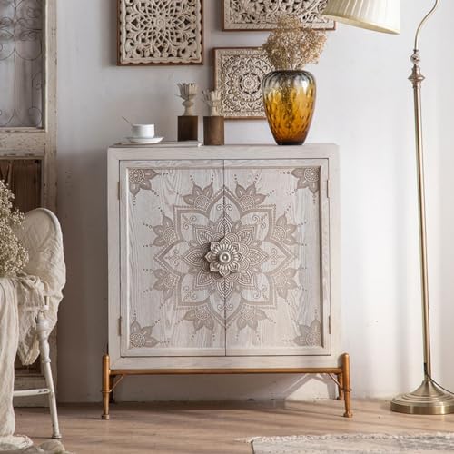 Retro Carved Storage Cabinet L847807