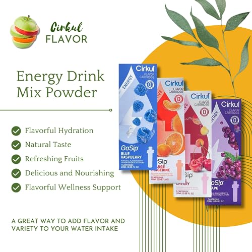 Pack Of 4 Mixed Berry Water Bottle Flavor Cartridges S776
