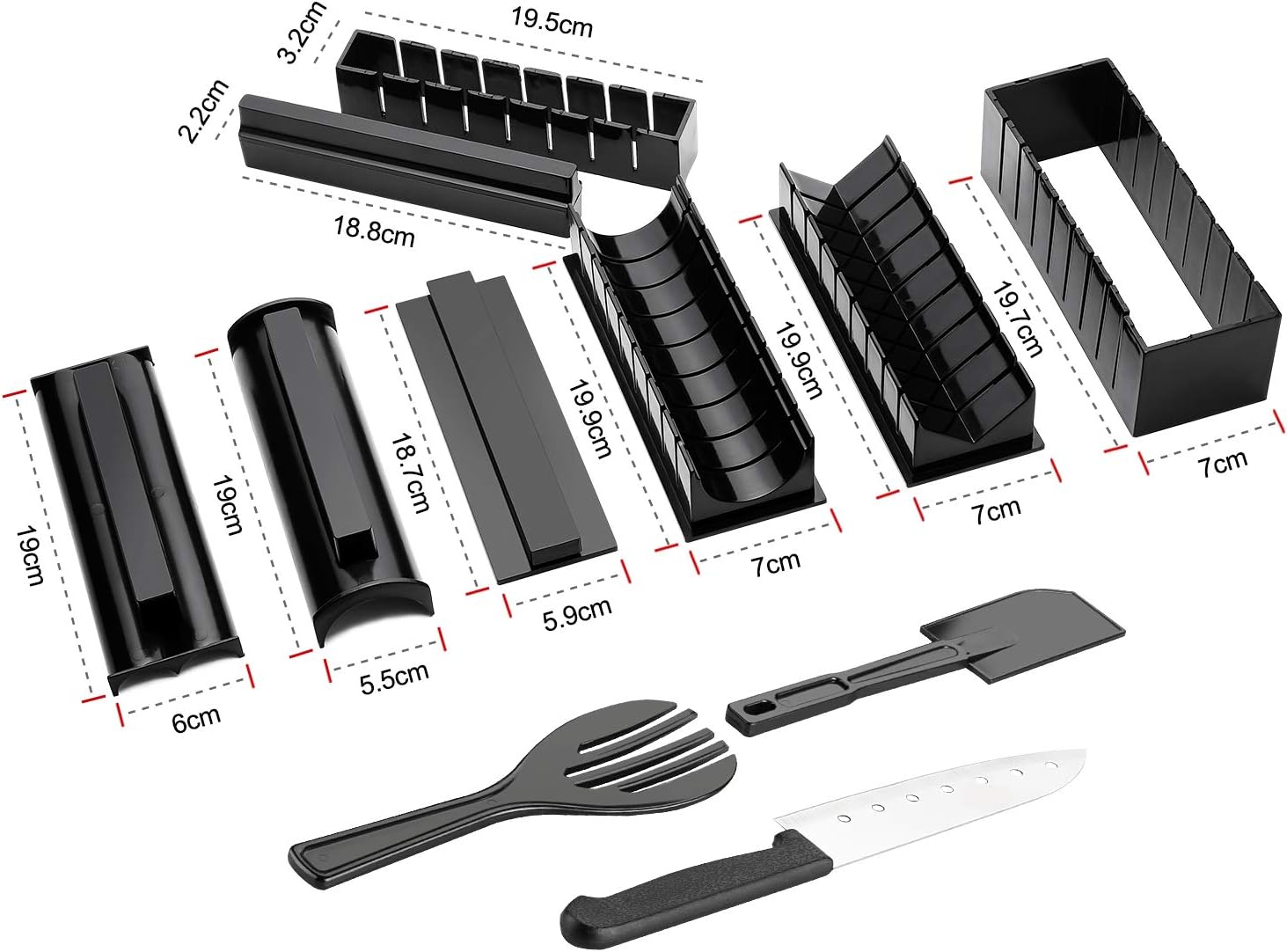 11pcs Sushi Making Kit F32502