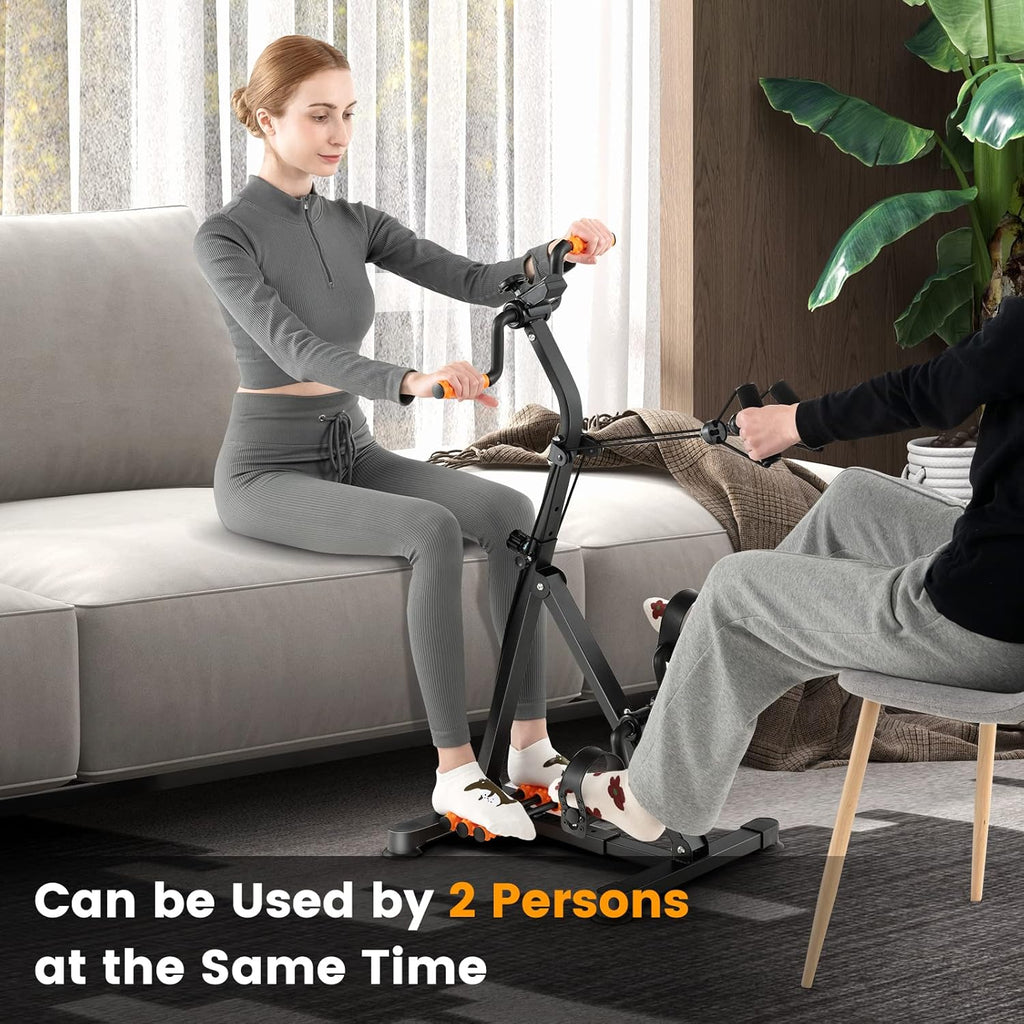 Pedal Exercise Bike with LCD Monitor, Adjustable Height and Length B834567