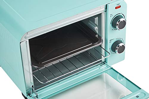 Blue 2 Slice 9.5" Griddle with Glass Lid 4-Cup Coffeemaker Toaster Oven U446