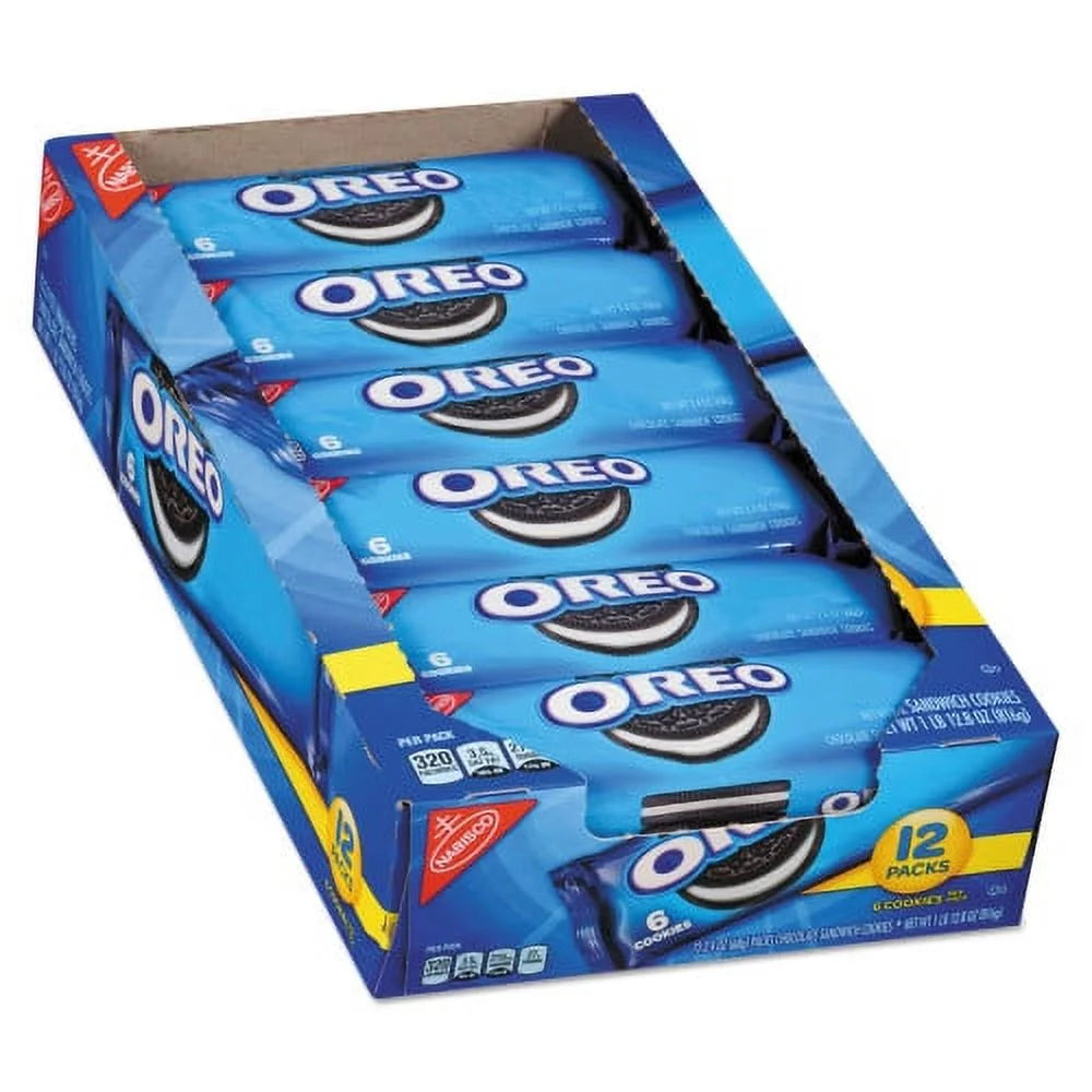 2.4 oz Chocolate Cookies, 12 Packs/Box M2994