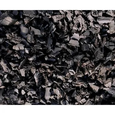 100% Recycled Rubber Mulch, Black K130