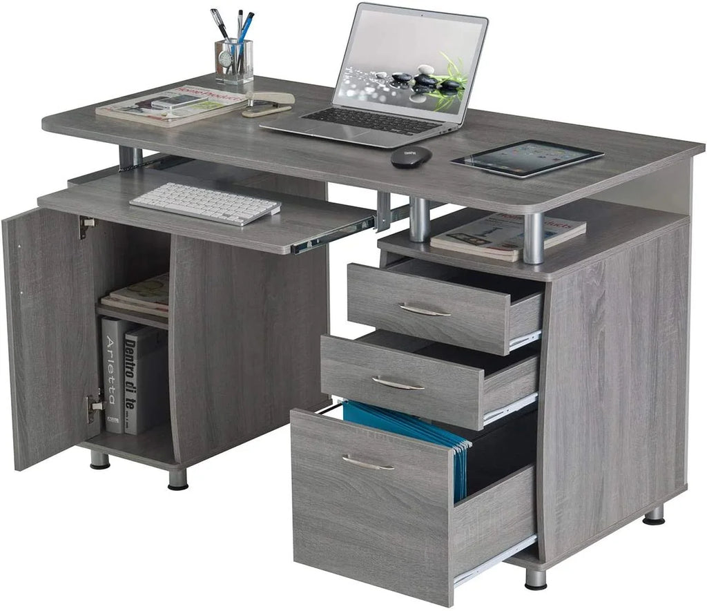 Gray Small Computer Desk X27993