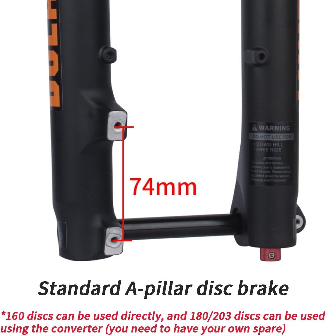 27.5 29 Inch Double Shoulder Front Fork L91646