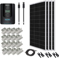 400 Watt 12 Volt Monocrystalline Solar Panel Kit with 40A MPPT Charge Controller Y1342