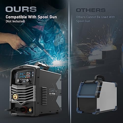 140Amp 3 in 1 MIG Welder with Synergic Control and IGBT Inverter I76426