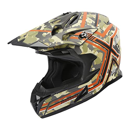 Unisex-Adult Full Face Motocross Helmets A52540