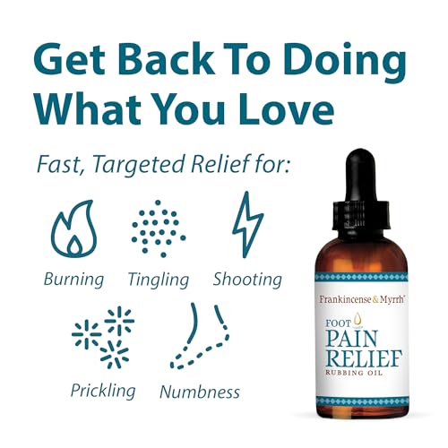 Foot Pain Relief Rubbing Oil with Essential Oils - 2 Pack D764661