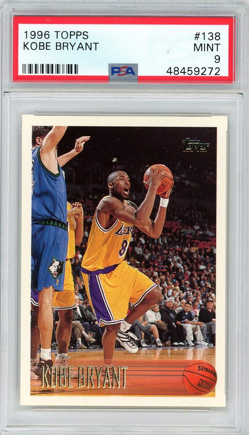 1996 Topps Basketball Rookie Card #138 Graded PSA 9 MINT Q7348