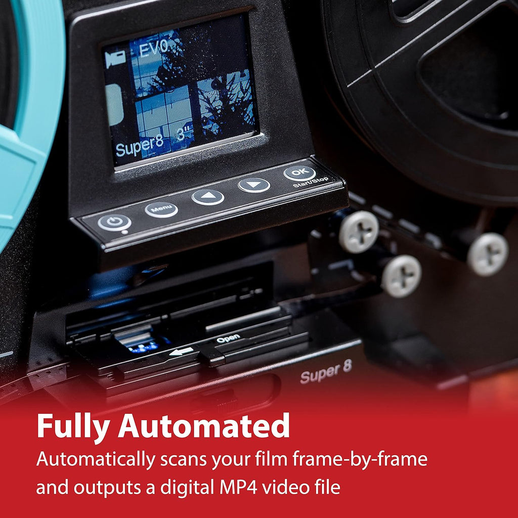 Super 8/8mm Film Scanner with 2.3 Screen N884