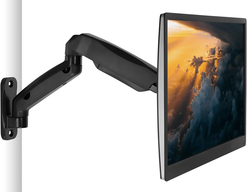 Full Motion Gas Spring Monitor Wall Mount Arm for 13-32 Inch Screens U355