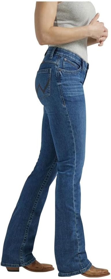 Jennifer Blue Mid Rise Bootcut Jean L72562