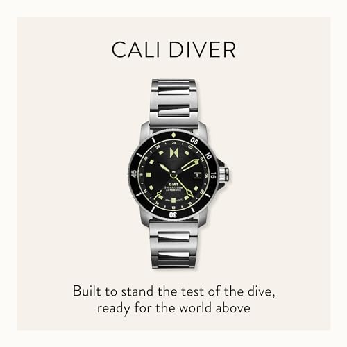 Cali Diver Automatic Watch Water Resistant 10 ATM 100 Meters W5596
