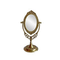 European Style Retro Brass Handle Desktop Dressing Mirror C882
