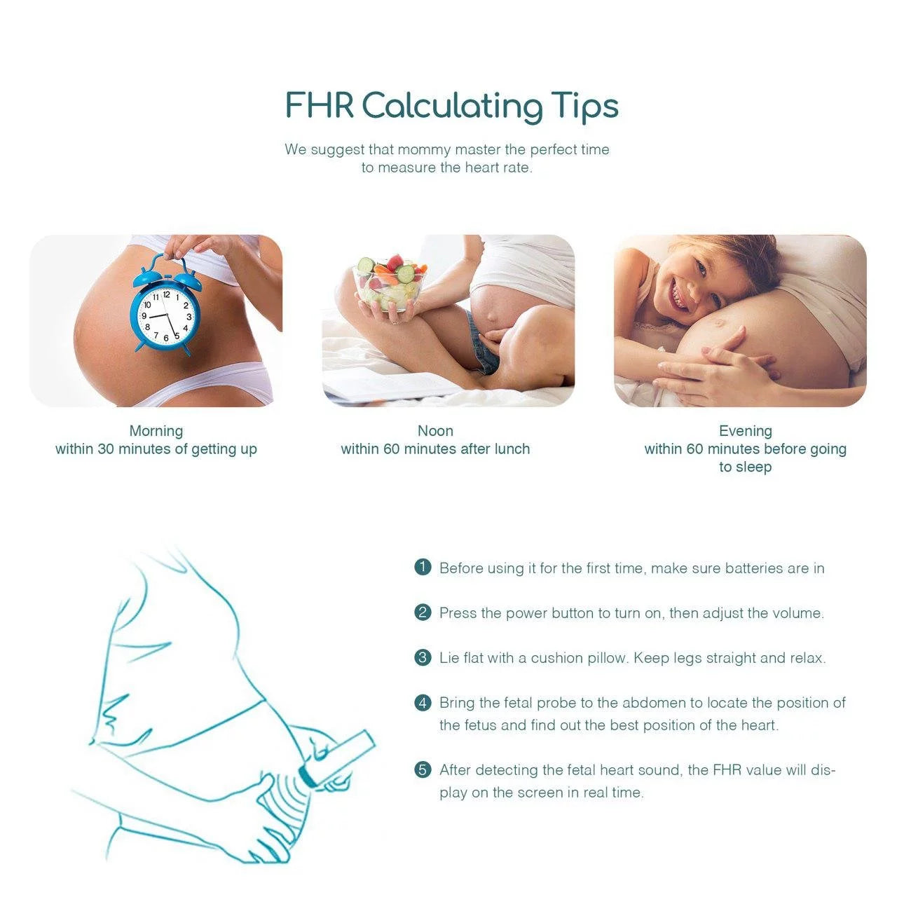 Fetal Heart Rate Monitoring Belt B1696