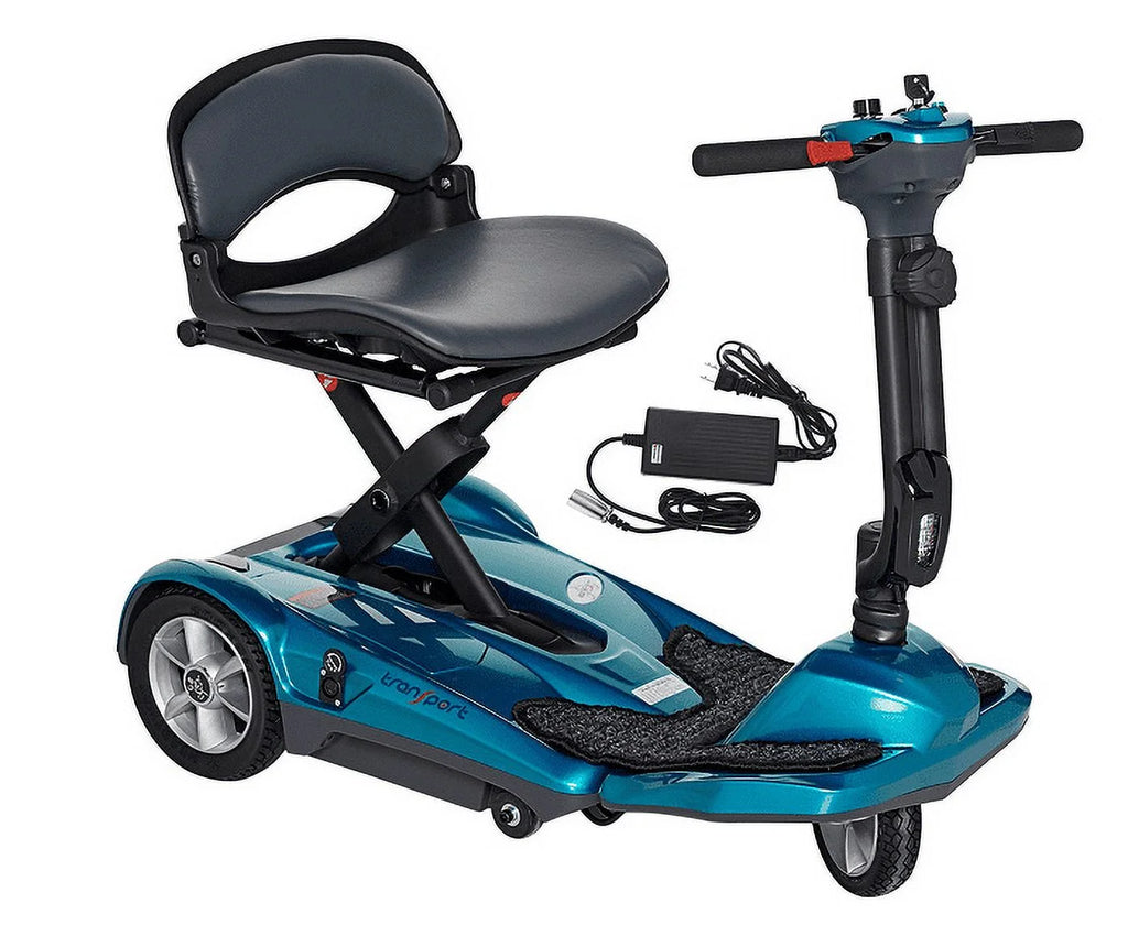Foldable Travel Mobility Scooter with Lithium Batteries W196674
