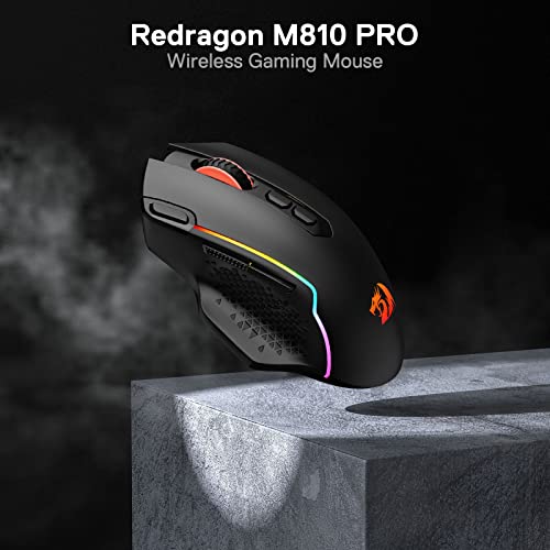 Wireless Gaming Mouse with 10000 DPI and 8 Macro Buttons W812885
