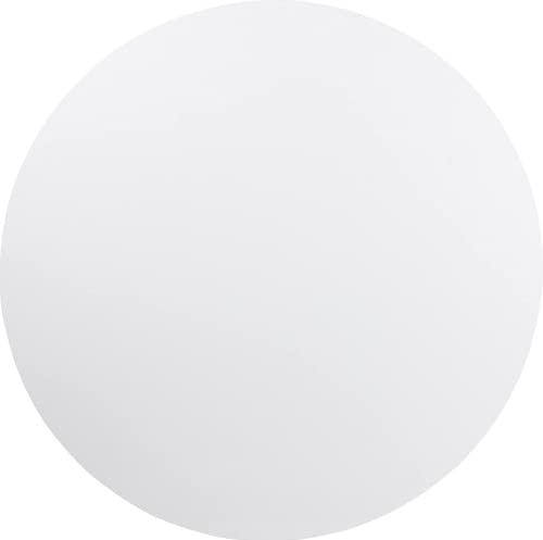 5 Pack 72" Round White Plastic Folding Table R360