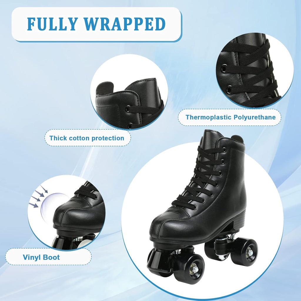 PU Leather Roller Skates U3356