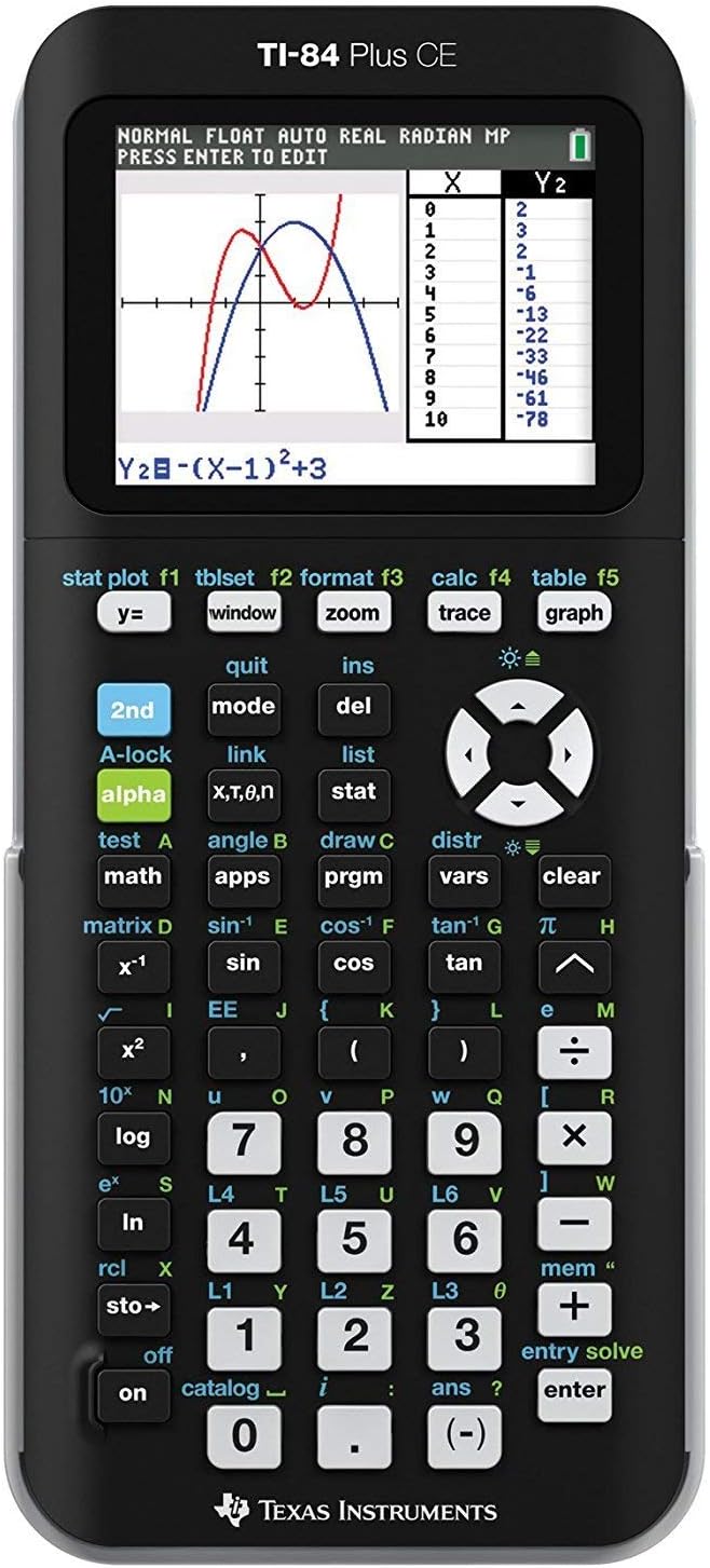 Black Graphing Calculator E515875