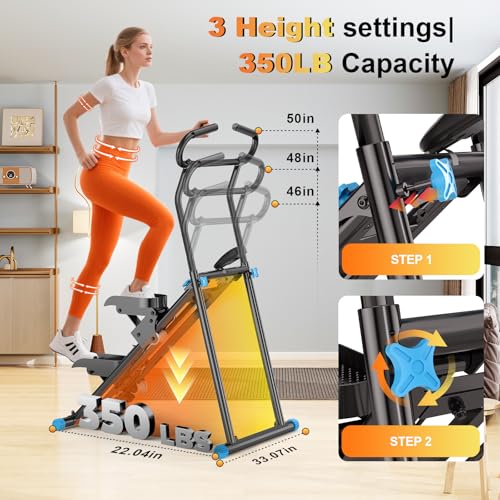 Compact Vertical Stepping Exercise Equipment with LCD Monitor V284