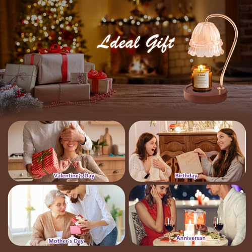 Candle Warmer Lamp with Dimmer, Timer, 2 Bulb K7800