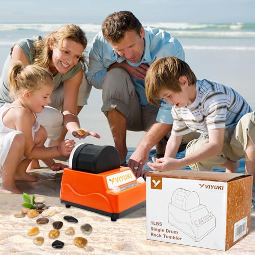 3LB Rock Tumbler Kit with Rocks and Grit F712783