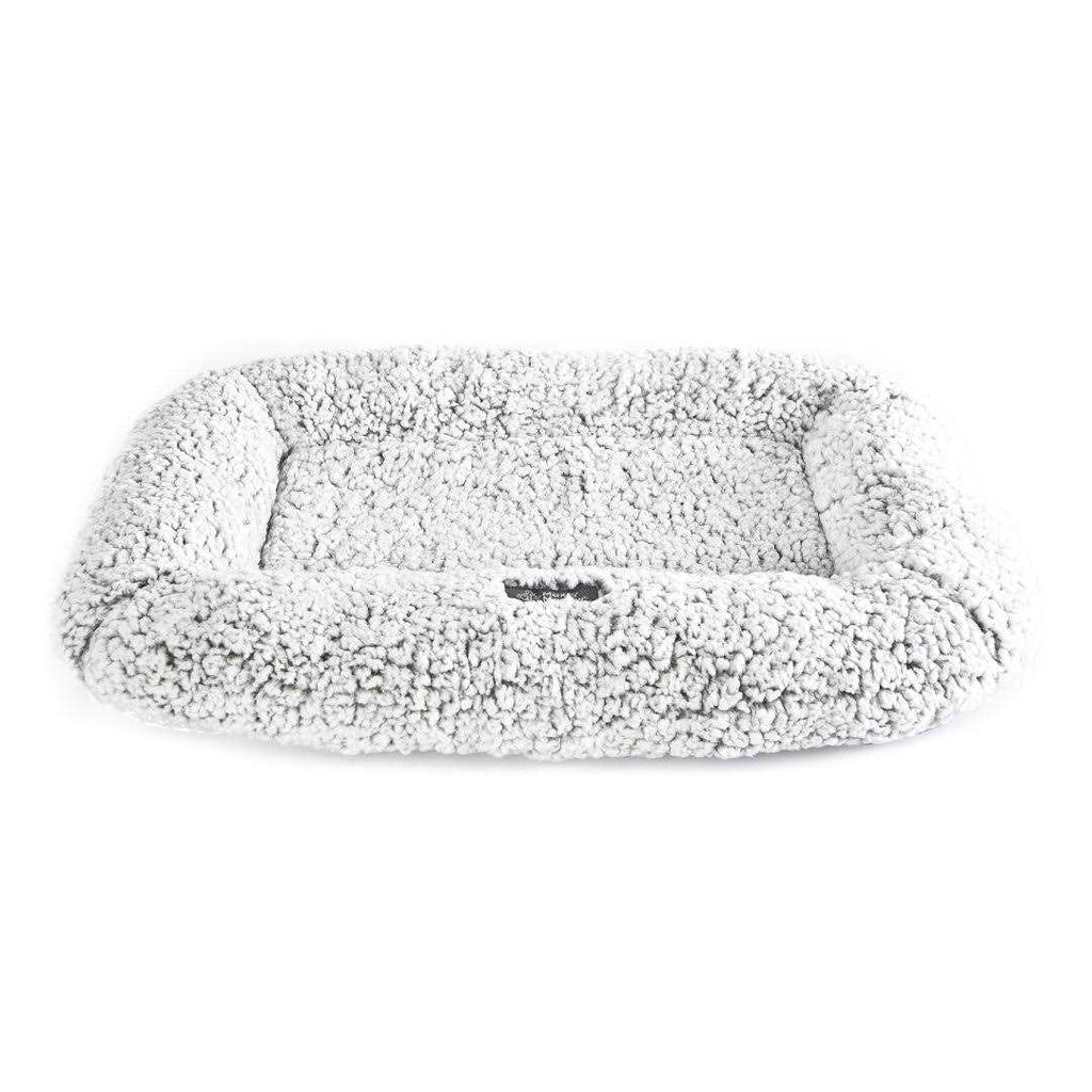 Plush Sherpa Bolstered Crate Mat Dog Cat Bed B234660