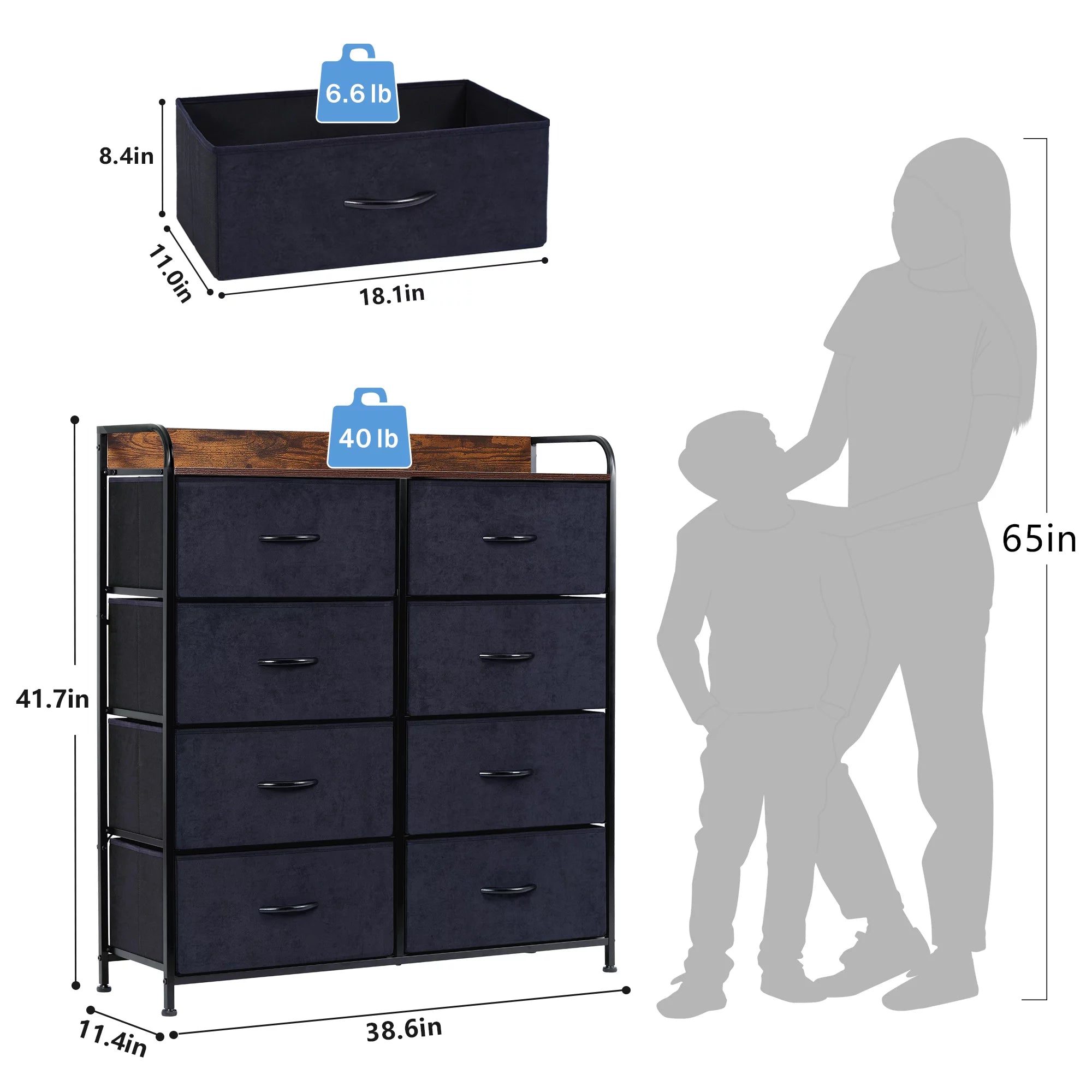 8 Drawer Dresser I1525