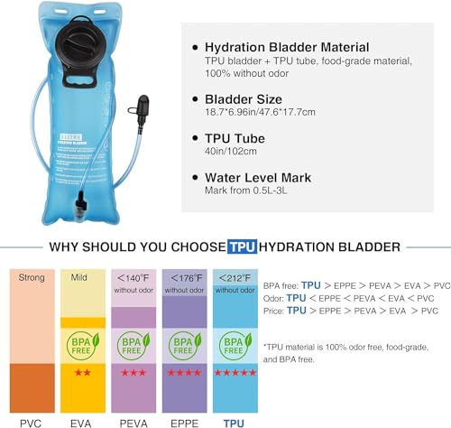Hydration Backpack with Water Bladder J19142