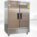 Stainless Steel 2-Door Solid Upright Freezer 47 Cuft L65744
