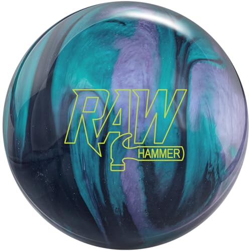 Hammer Raw Black Purple Teal Bowling Ball D433788