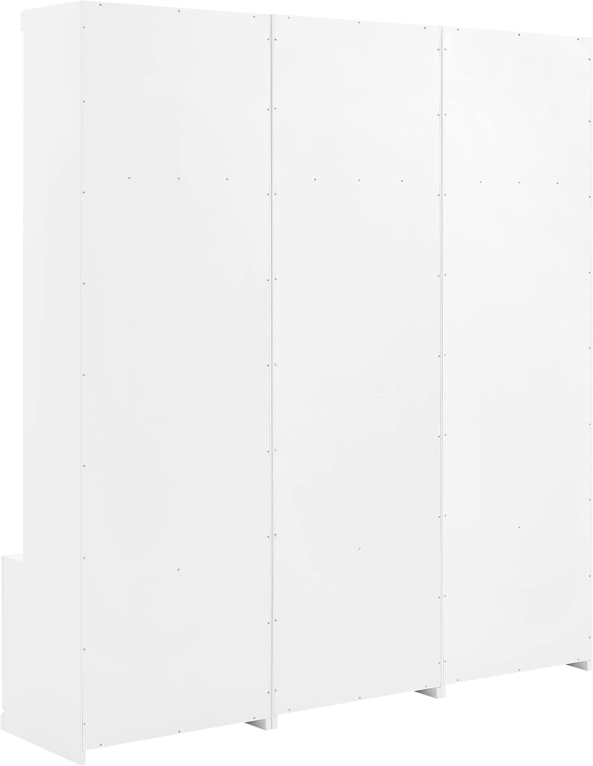 White 3-Piece Entryway Set with 3 Hall Trees T845752