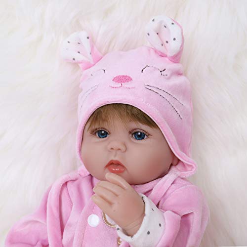16 inch Silicone Vinyl Reborn Baby Doll Q262