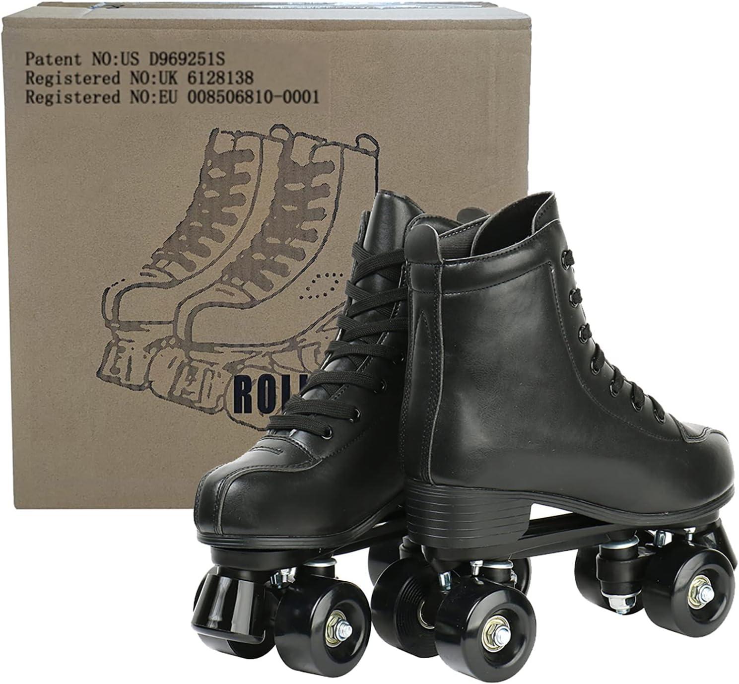 PU Leather Roller Skates U3356