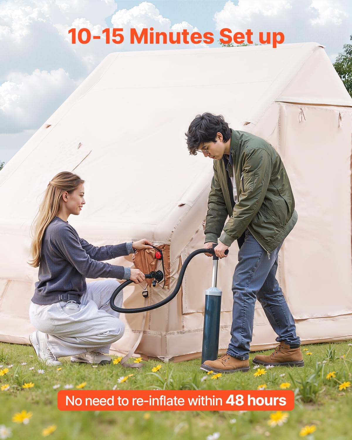 300D Oxford Inflatable Tent 5-8 Person A850