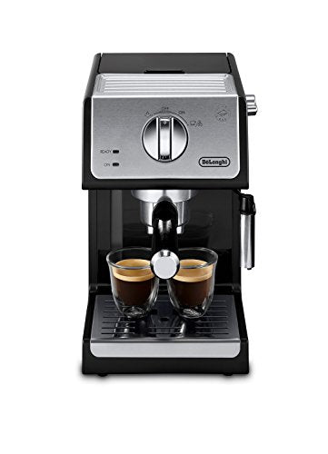 Black Espresso Cappuccino Maker with Manual Frother O167