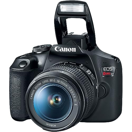 Canon EOS Rebel T7 DSLR Camera with 18-55mm Lens (5 Items) O856