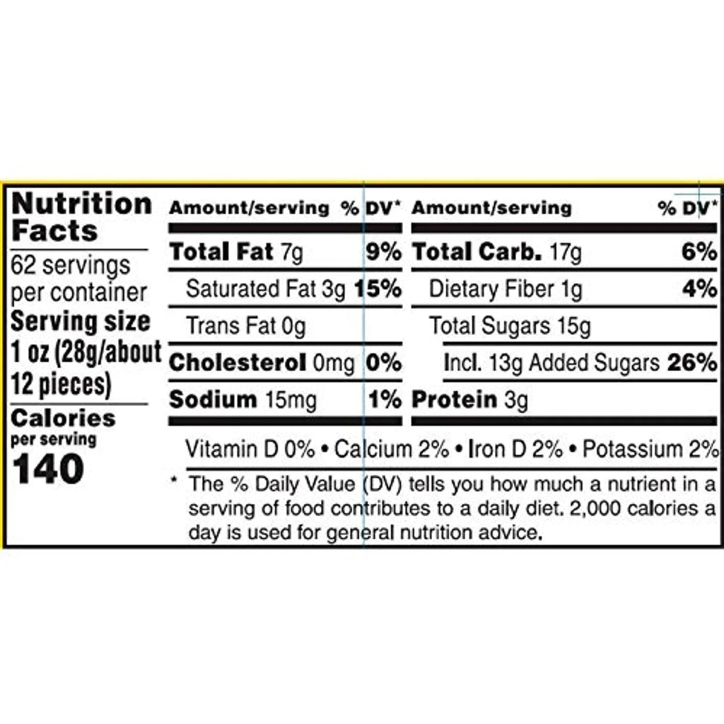 62 Ounce Peanut Chocolate Candies Jar K997