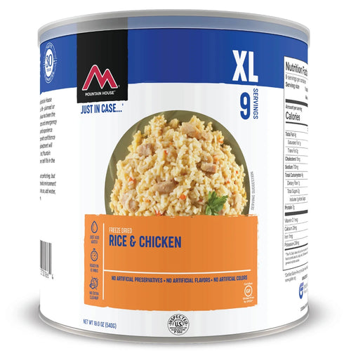 (6 Cans) Rice & Chicken #10 Can Emergency Survival Food E85271