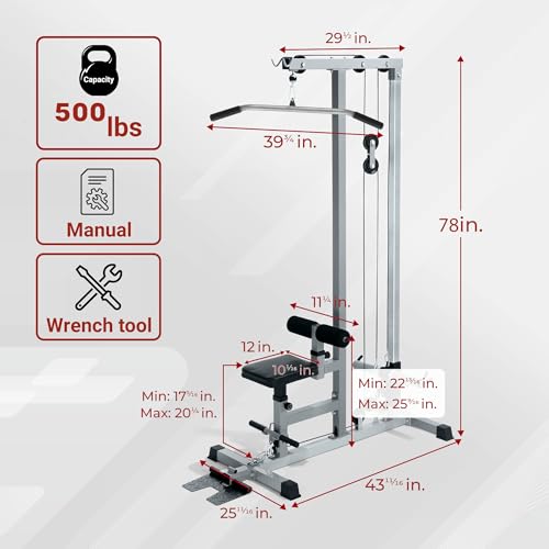 LAT Pull Down Cable Machine with Pulley S9989
